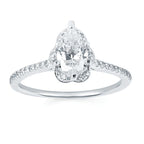 14k White Gold Bridal Set - Image 2