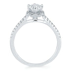 14k White Gold Bridal Set - Image 4