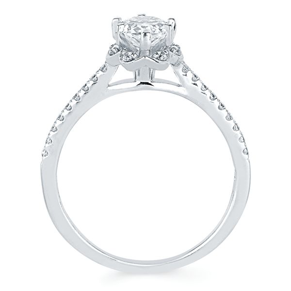 14k White Gold Bridal Set - Image 4