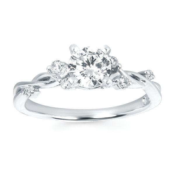 14k White Gold Bridal Set - Image 2