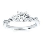 14k White Gold Bridal Set - Image 2