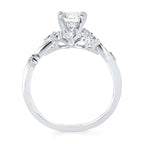 14k White Gold Bridal Set - Image 4