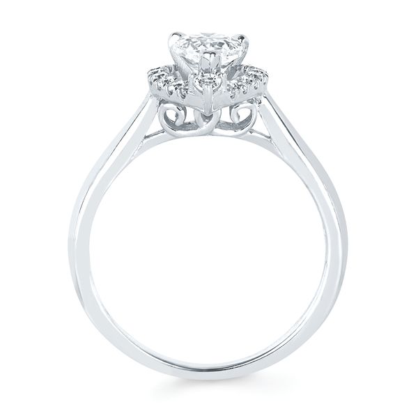 14k White Gold Bridal Set - Image 4