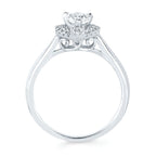 14k White Gold Bridal Set - Image 4