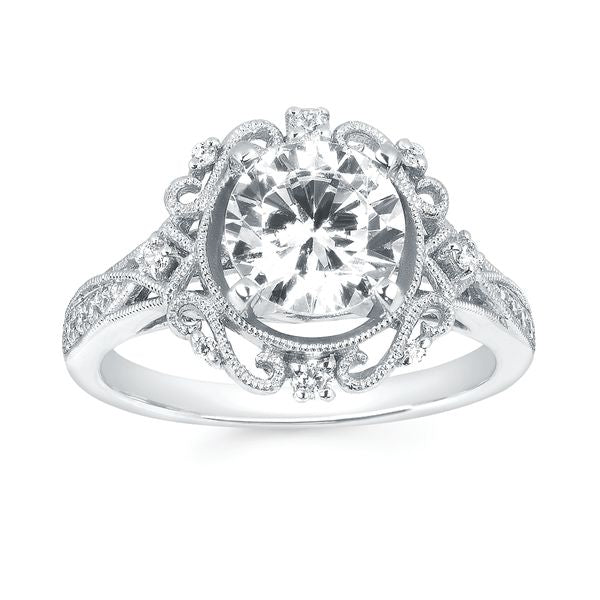 14k White Gold Bridal Set - Image 2