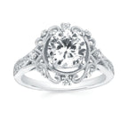 14k White Gold Bridal Set - Image 2