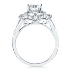 14k White Gold Bridal Set - Image 4