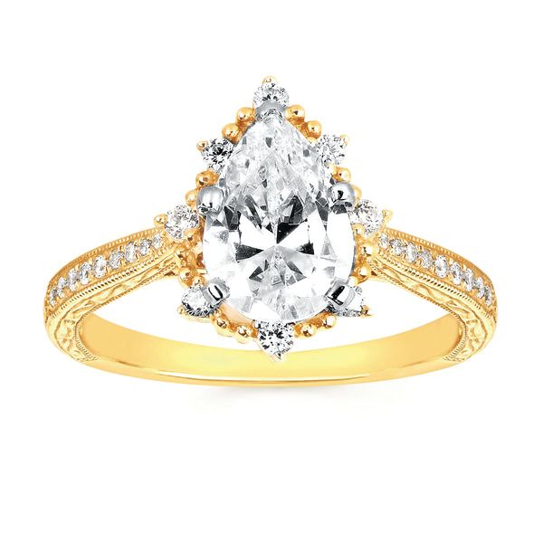 14k Yellow Gold Bridal Set - Image 2