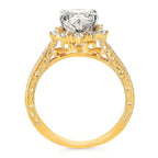 14k Yellow Gold Bridal Set - Image 4