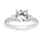14k White Gold Bridal Set - Image 2