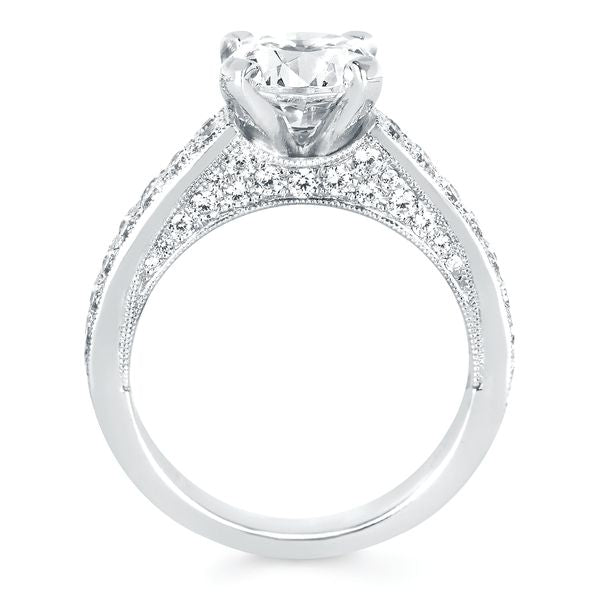 14k White Gold Bridal Set - Image 4
