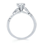 14k White Gold Bridal Set - Image 4