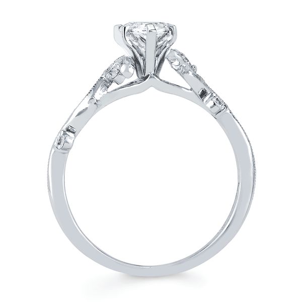 14k White Gold Bridal Set - Image 4