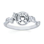 14k White Gold Bridal Set - Image 2
