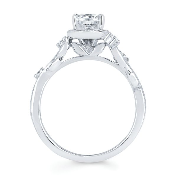 14k White Gold Bridal Set - Image 4