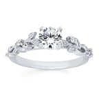 14k White Gold Bridal Set - Image 2
