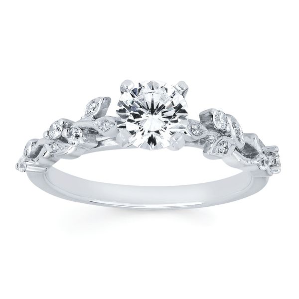 14k White Gold Bridal Set - Image 2