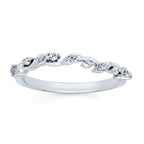 14k White Gold Bridal Set - Image 3