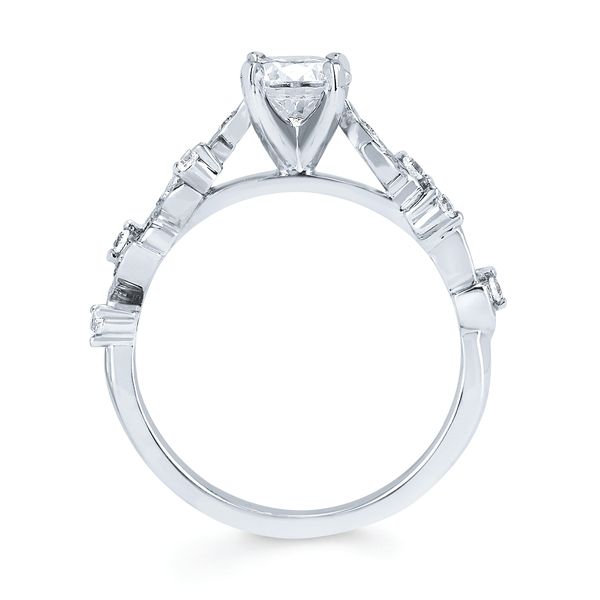 14k White Gold Bridal Set - Image 4