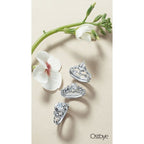 14k White Gold Bridal Set - Image 5