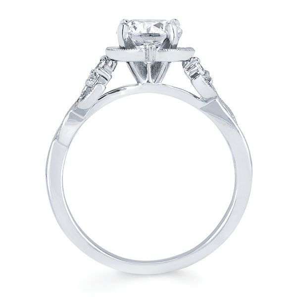 14k White Gold Bridal Set - Image 4
