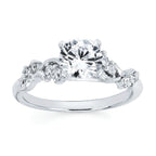 14k White Gold Bridal Set - Image 2