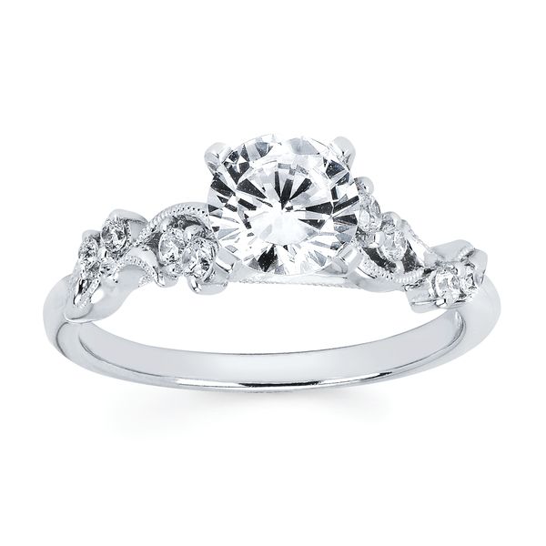 14k White Gold Bridal Set - Image 2