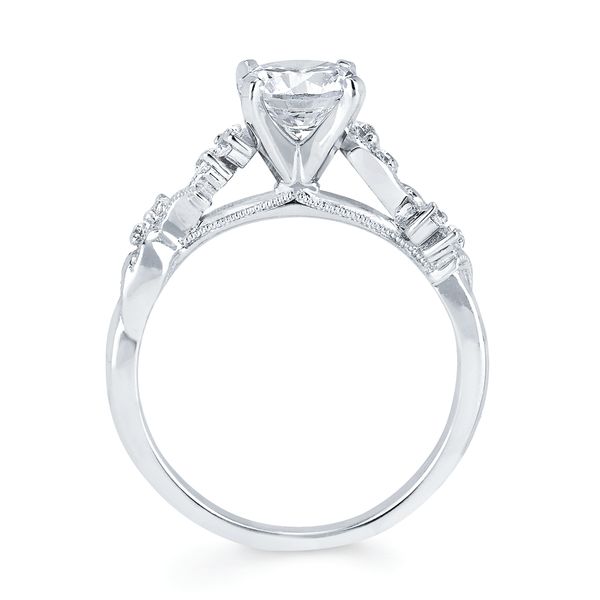 14k White Gold Bridal Set - Image 4
