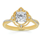 14k Yellow Gold Bridal Set - Image 2