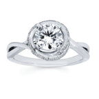 14k White Gold Bridal Set - Image 2
