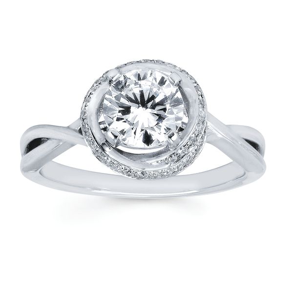 14k White Gold Bridal Set - Image 2