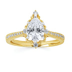 14k Yellow Gold Bridal Set - Image 2