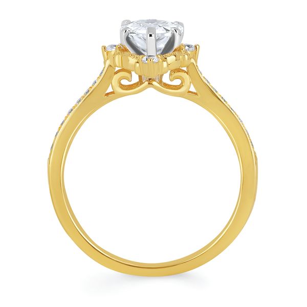 14k Yellow Gold Bridal Set - Image 4