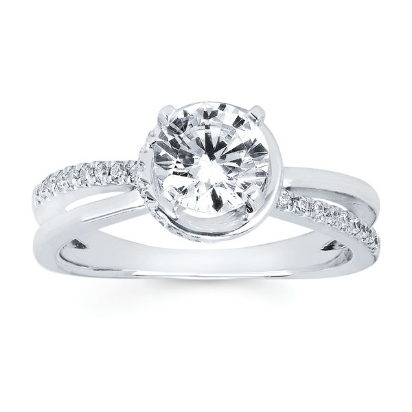 14k White Gold Bridal Set - Image 2