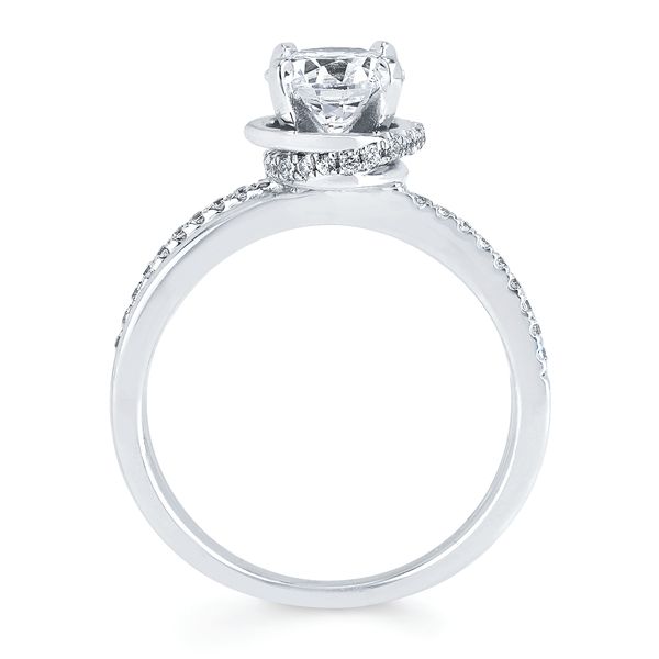 14k White Gold Bridal Set - Image 4