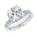 14k White Gold Bridal Set