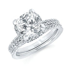 14k White Gold Bridal Set