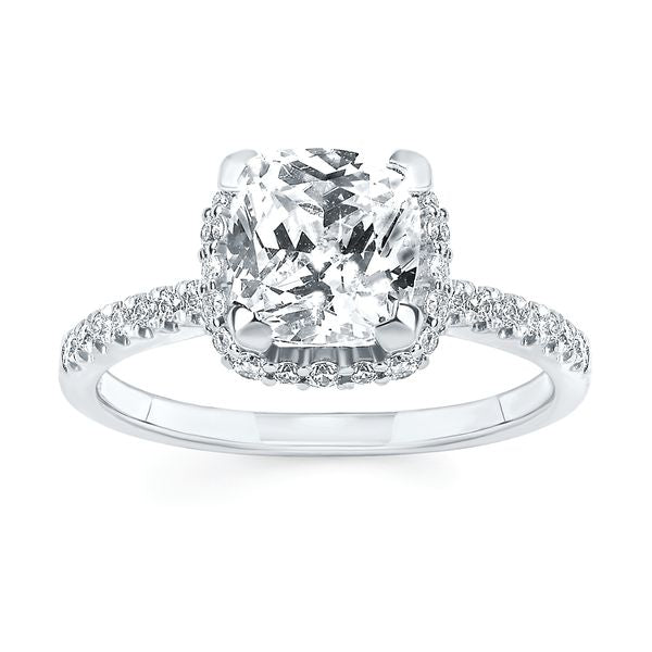 14k White Gold Bridal Set - Image 2