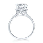 14k White Gold Bridal Set - Image 4