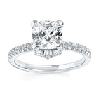 14k White Gold Bridal Set - Image 2