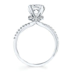 14k White Gold Bridal Set - Image 4
