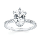 14k White Gold Bridal Set - Image 2
