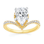 14k Yellow Gold Bridal Set - Image 2