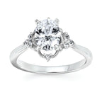 14k White Gold Bridal Set - Image 2