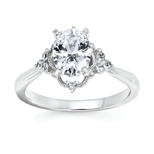 14k White Gold Bridal Set - Image 2