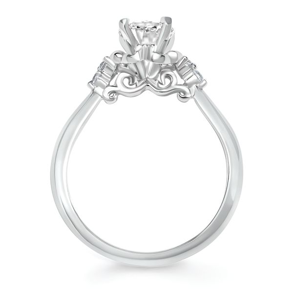 14k White Gold Bridal Set - Image 4