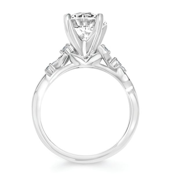 14k White Gold Bridal Set - Image 4