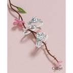 14k White Gold Bridal Set - Image 5