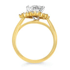 14k Yellow Gold Bridal Set - Image 4