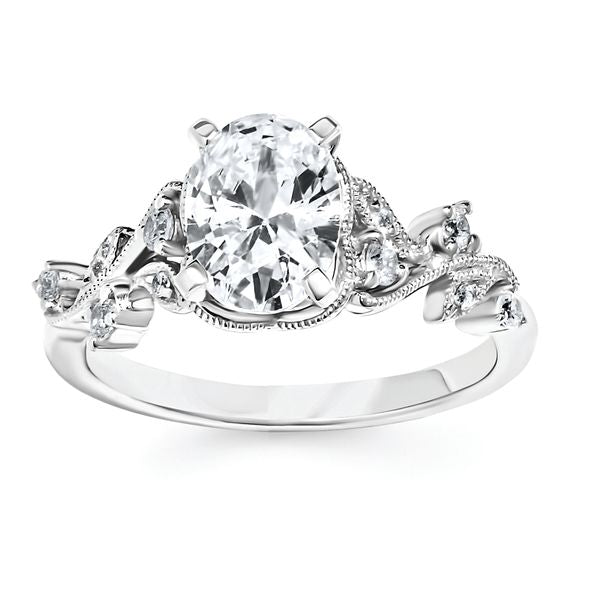 14k White Gold Bridal Set - Image 2